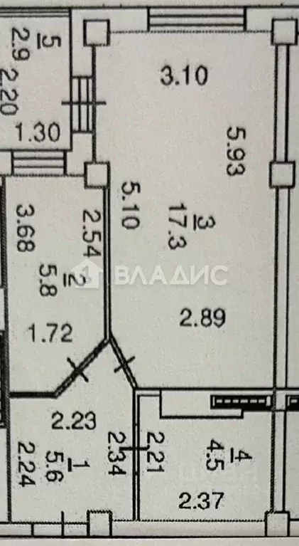 1-к кв. Ростовская область, Ростов-на-Дону Магнитогорская ул., 1а/25 ... - Фото 2