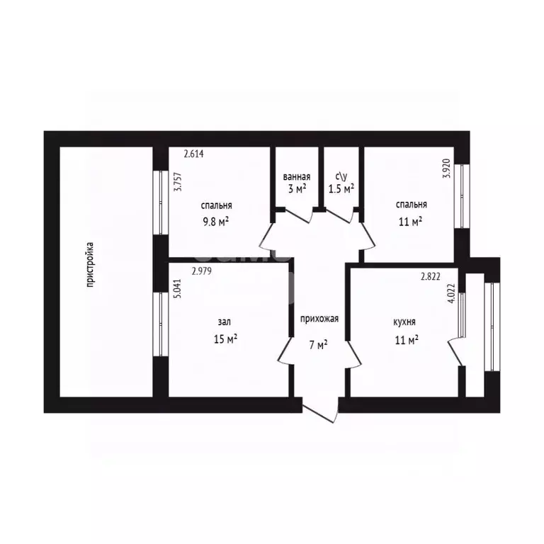 3-к кв. Дагестан, Дербент ул. Саида Габиева, 18 (59.0 м) - Фото 2