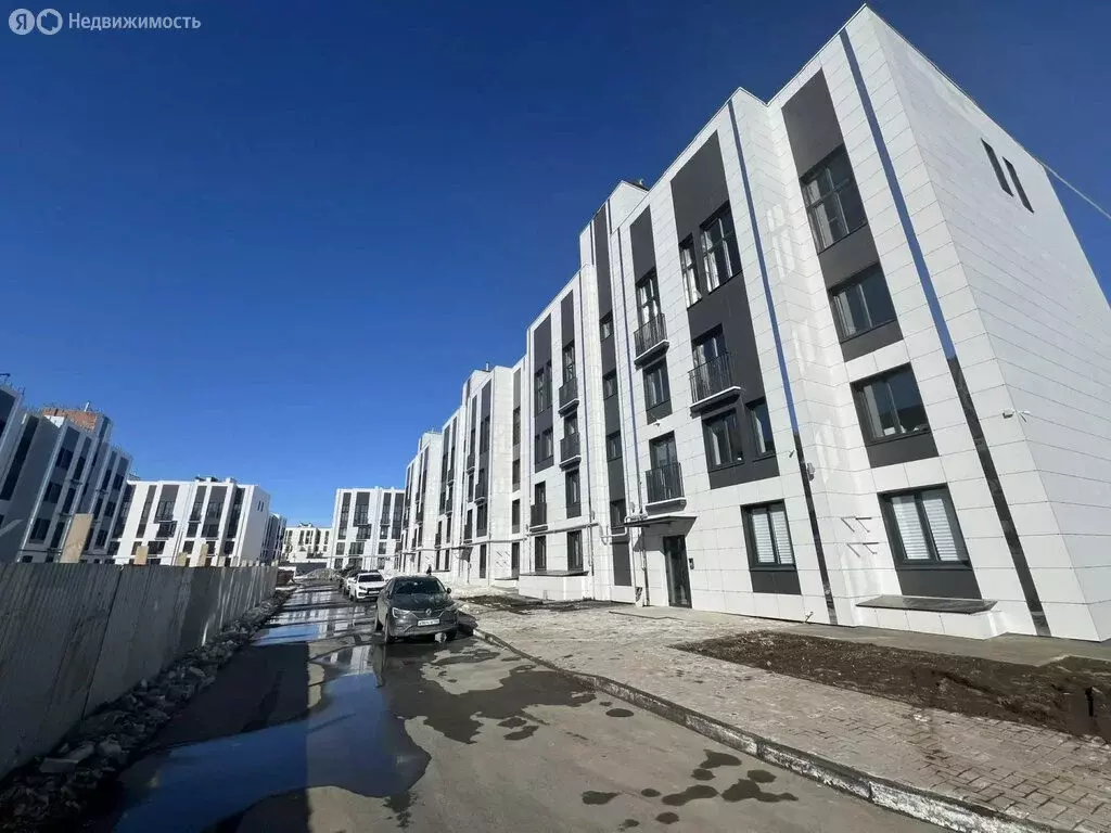 Квартира-студия: посёлок Пригородный, жилой комплекс Белый Остров ... - Фото 1