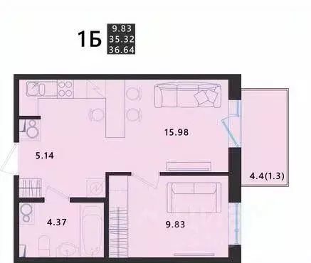 1-к кв. Псковская область, Псковский район, Завеличенская волость, д. ... - Фото 1