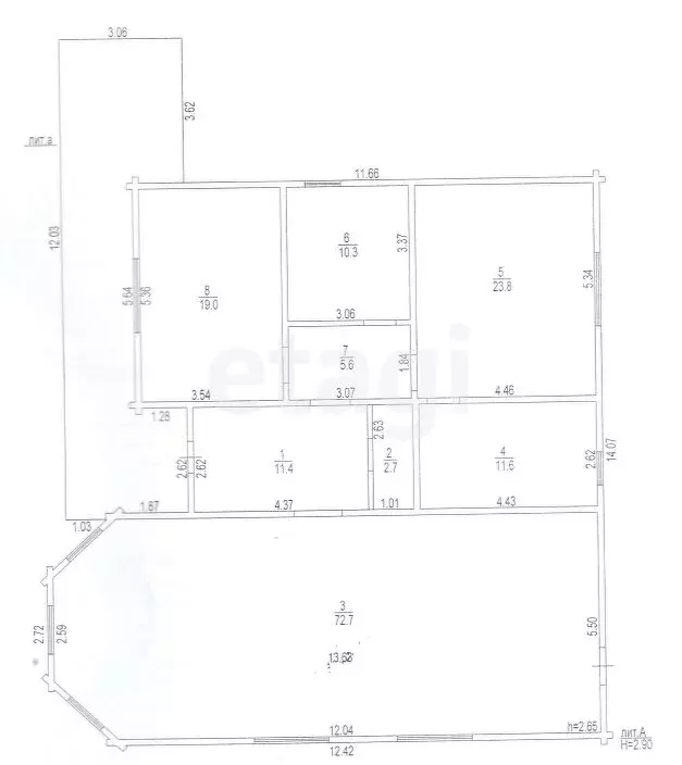 Дом в деревня Столяровка, Парковая улица (157.1 м) - Фото 1