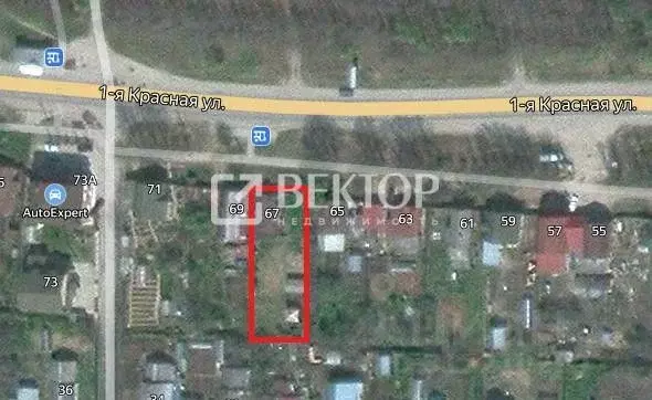 Участок в Ивановская область, Тейково ул. 1-я Красная, 67 (7.23 сот.) - Фото 1