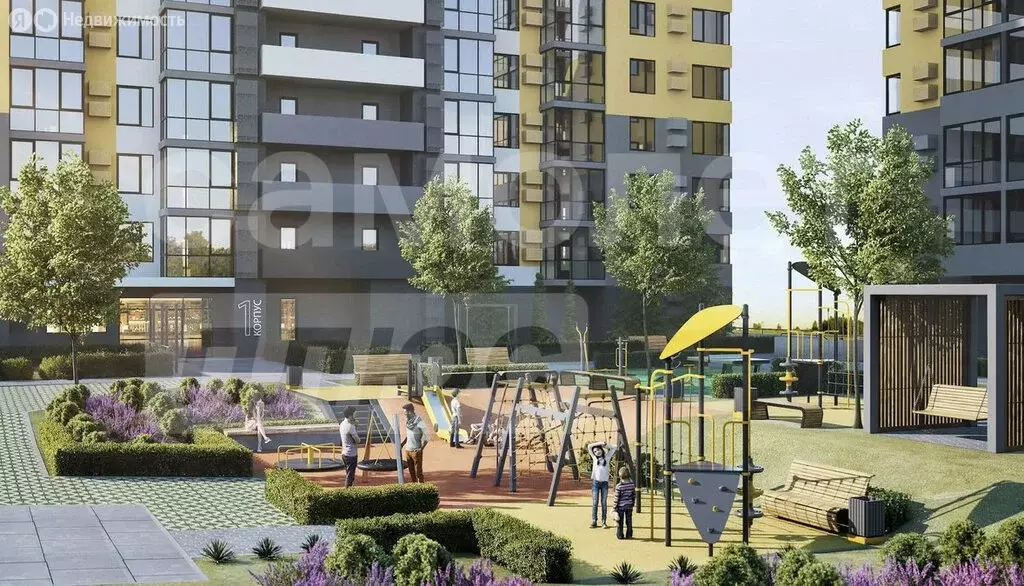 Квартира-студия: Молодёжное, Парковая улица, 2 (35.2 м) - Фото 1