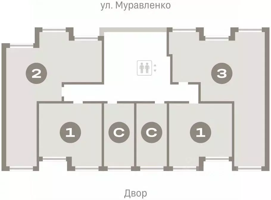 2-к кв. Тюменская область, Тюмень ул. Муравленко, 9к3 (81.65 м) - Фото 1