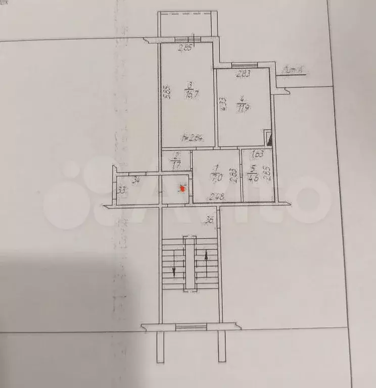 1-к. квартира, 42 м, 4/5 эт. - Фото 0