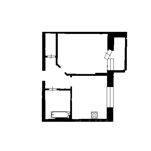 1-к кв. Санкт-Петербург пос. Парголово, ул. Николая Рубцова, 12к1 ... - Фото 2