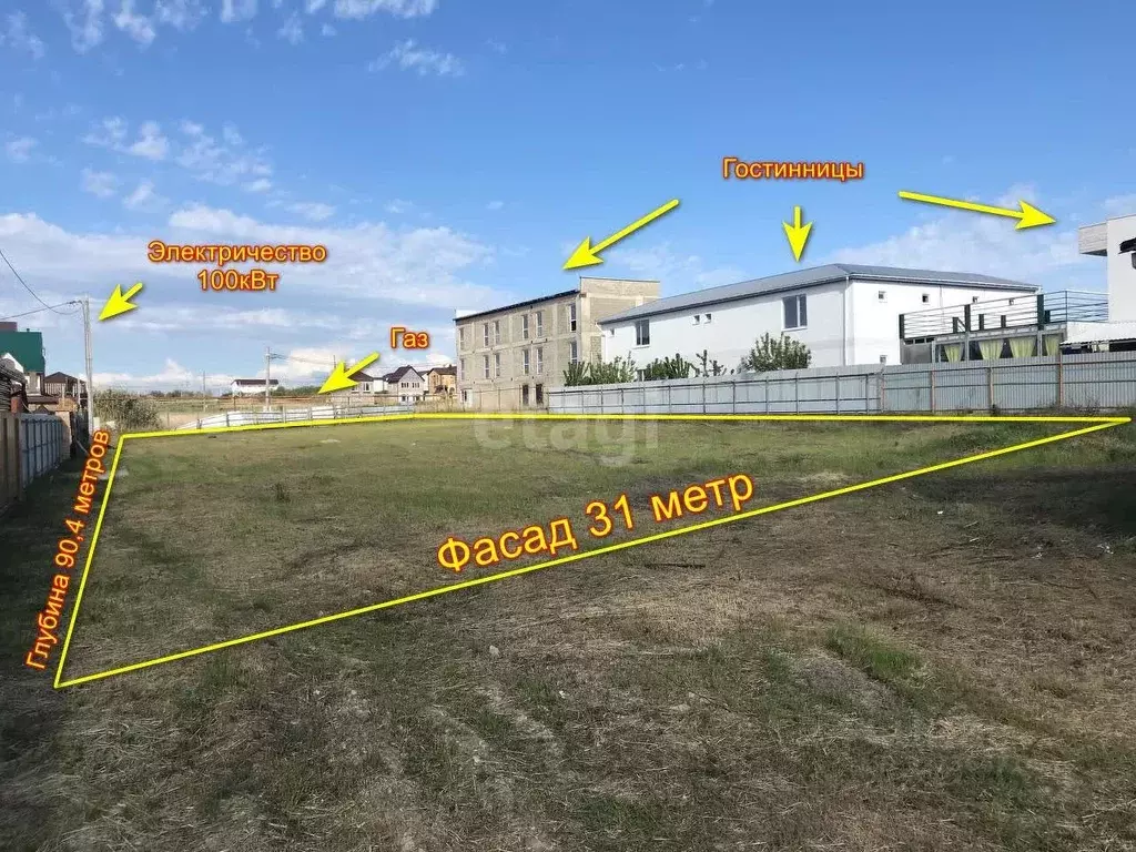 Участок в Краснодарский край, Анапа ул. Видная, 1/1 (28.0 сот.) - Фото 1