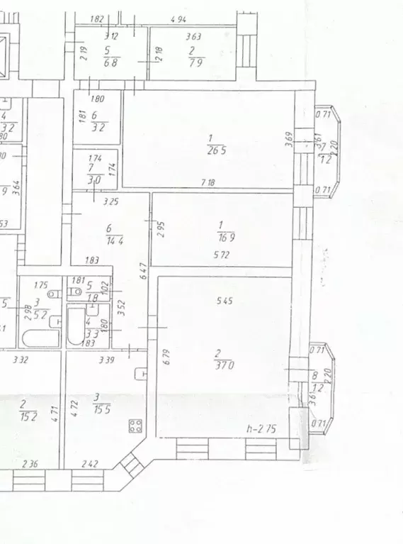 3-к кв. Татарстан, Казань ул. Хади Атласи, 26 (91.9 м) - Фото 2
