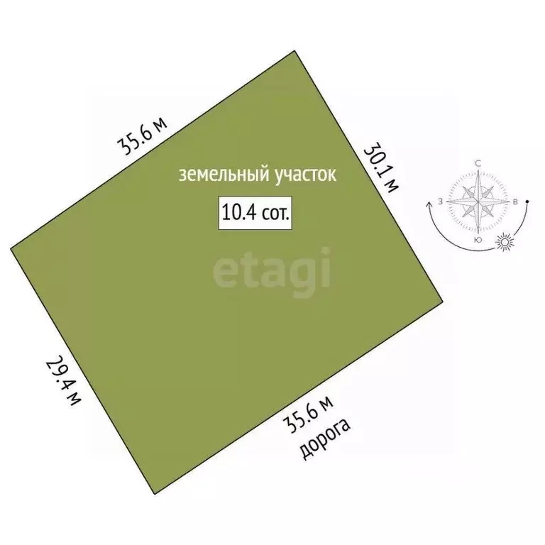 Участок в Саха (Якутия), Якутск городской округ, с. Хатассы  (10.0 ... - Фото 2