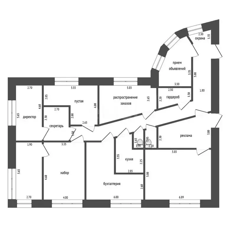 Офис (52.3 м) - Фото 1