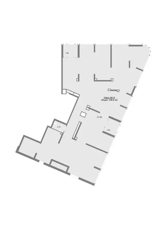 Помещение свободного назначения (336.6 м) - Фото 2