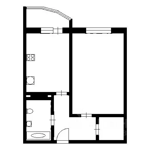 1-к кв. Московская область, Реутов Юбилейный просп., 16 (56.0 м) - Фото 2