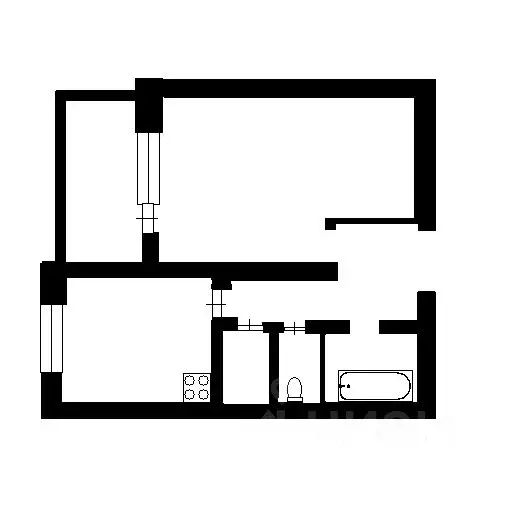 1-к кв. Санкт-Петербург просп. Просвещения, 87К1 (35.6 м) - Фото 2
