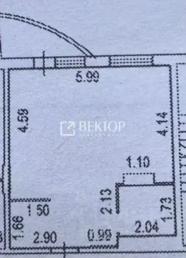 Студия Ивановская область, Иваново Самоцветы мкр, 1 (37.0 м) - Фото 2