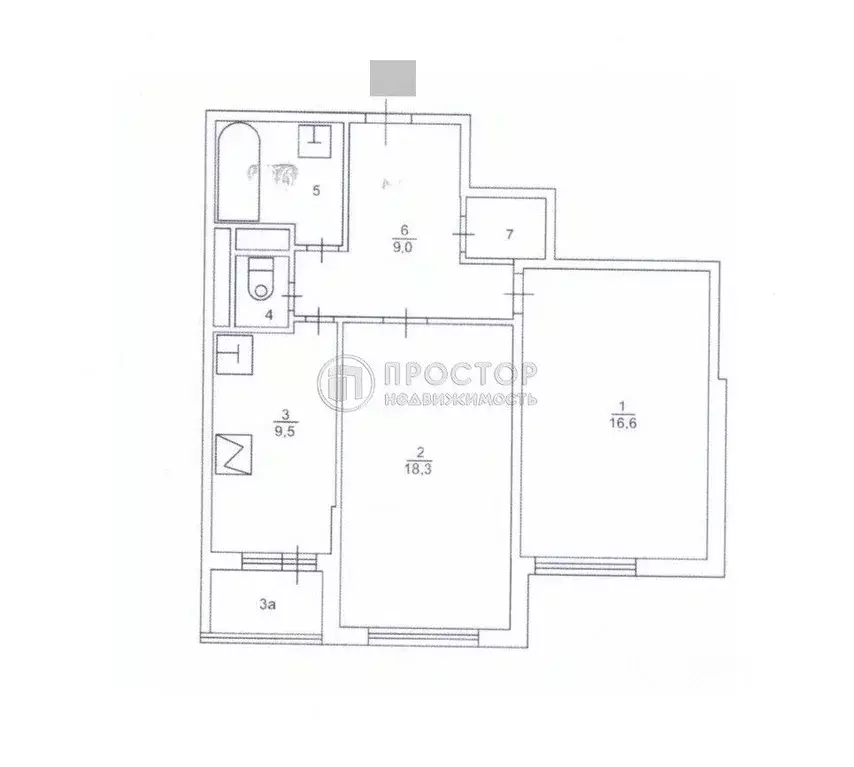 2-к кв. Москва просп. Вернадского, 67 (60.6 м) - Фото 2