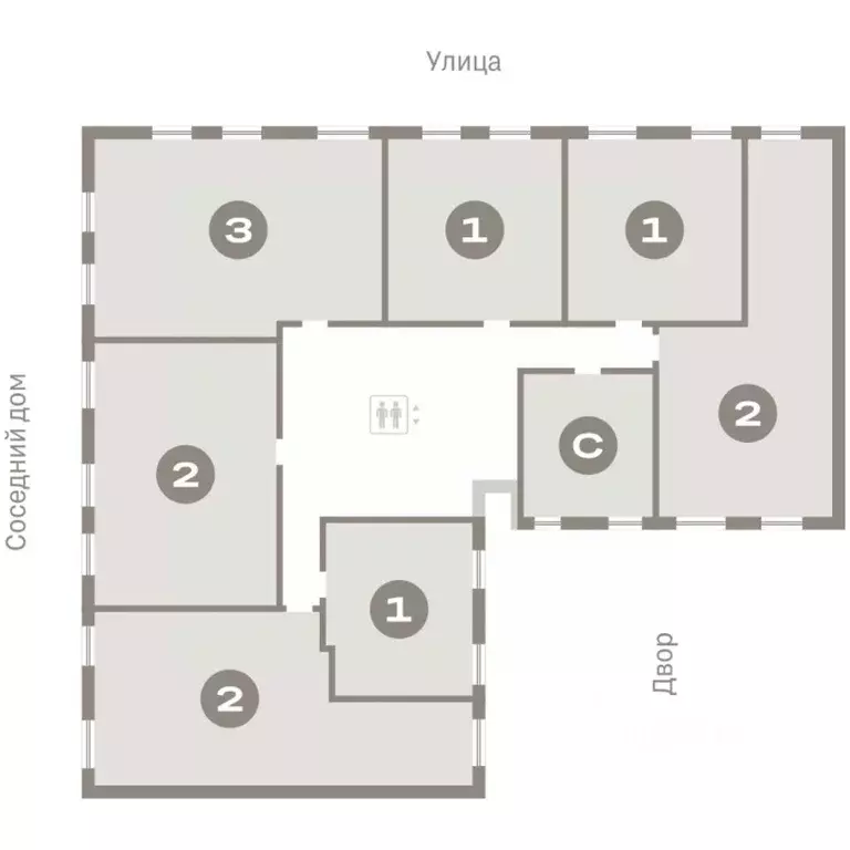 1-к кв. Курганская область, Курган Центральный жилрайон, Дом Кино ... - Фото 2