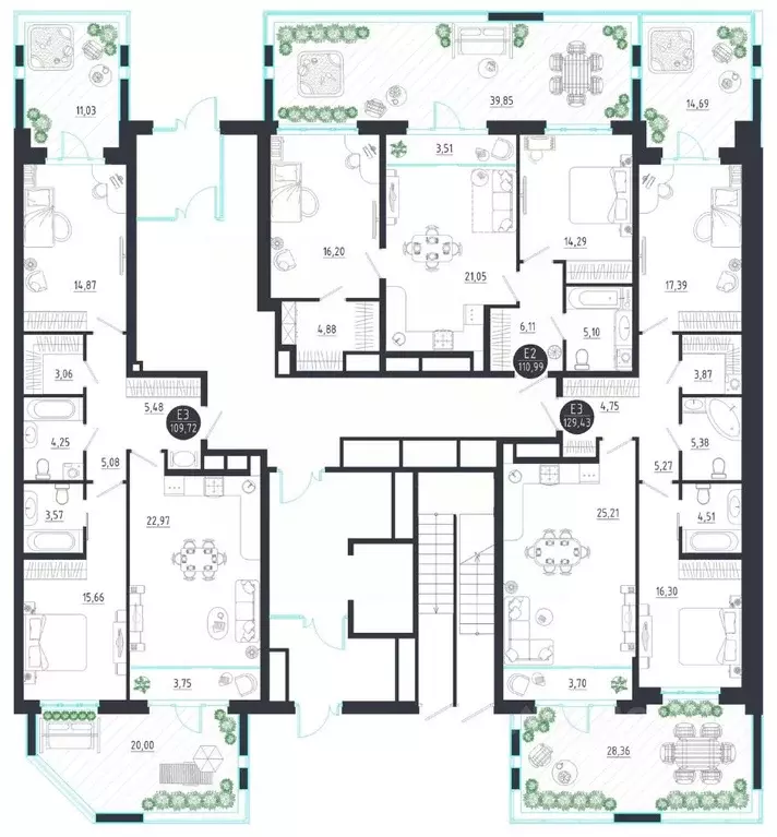 1-к кв. Тульская область, Тула  (110.99 м) - Фото 1