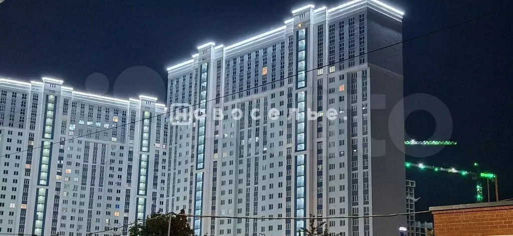 1-к. квартира, 38,6 м, 4/25 эт. - Фото 0