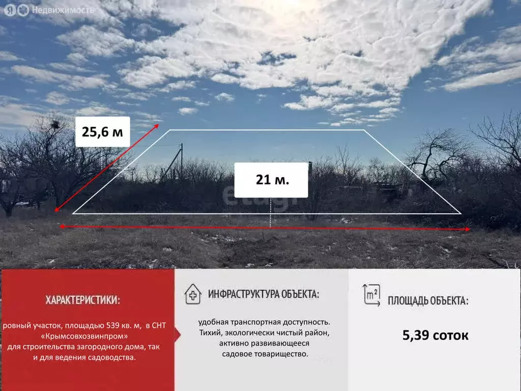 Участок в Урожайновское сельское поселение, ОК СТ Крымсовхозвинпром ... - Фото 1