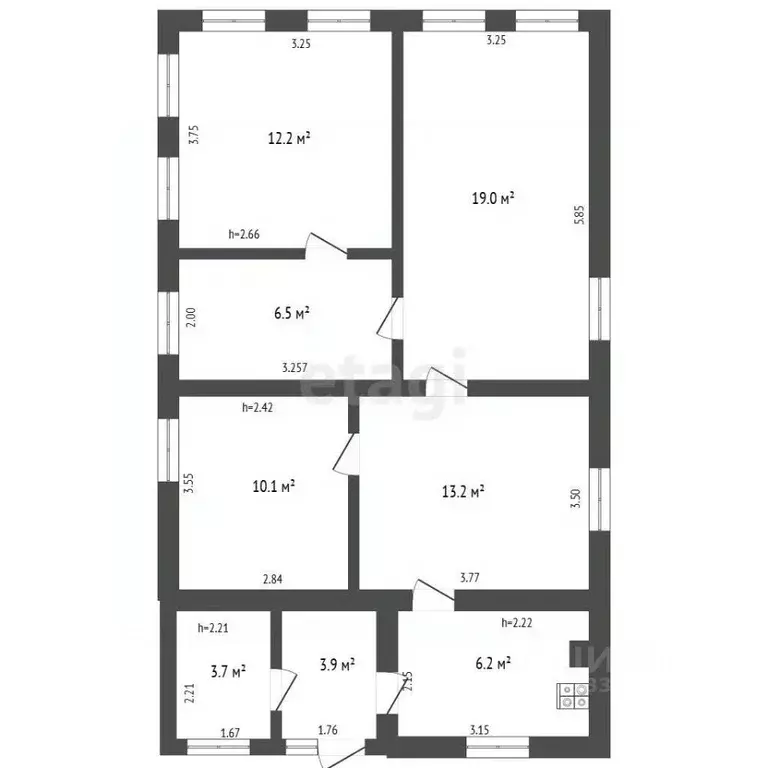 Дом в Омская область, Омск Госпитальная ул., 86 (75 м) - Фото 2
