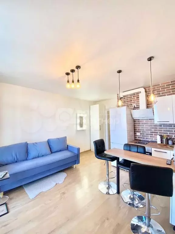 Квартира-студия, 25,4 м, 21/27 эт. - Фото 1