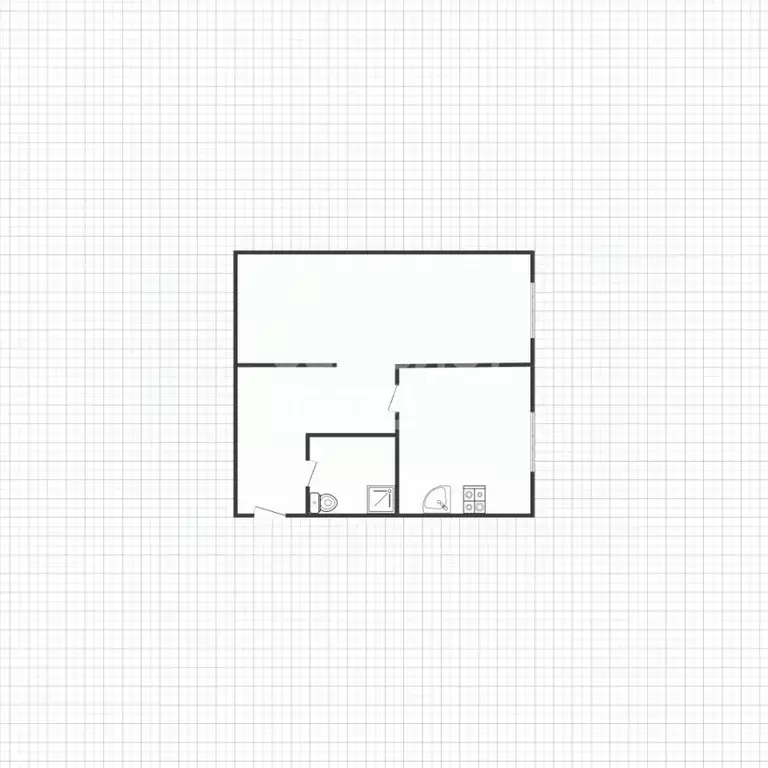 1-к кв. Липецкая область, Липецк Советская ул., 43 (29.0 м) - Фото 1