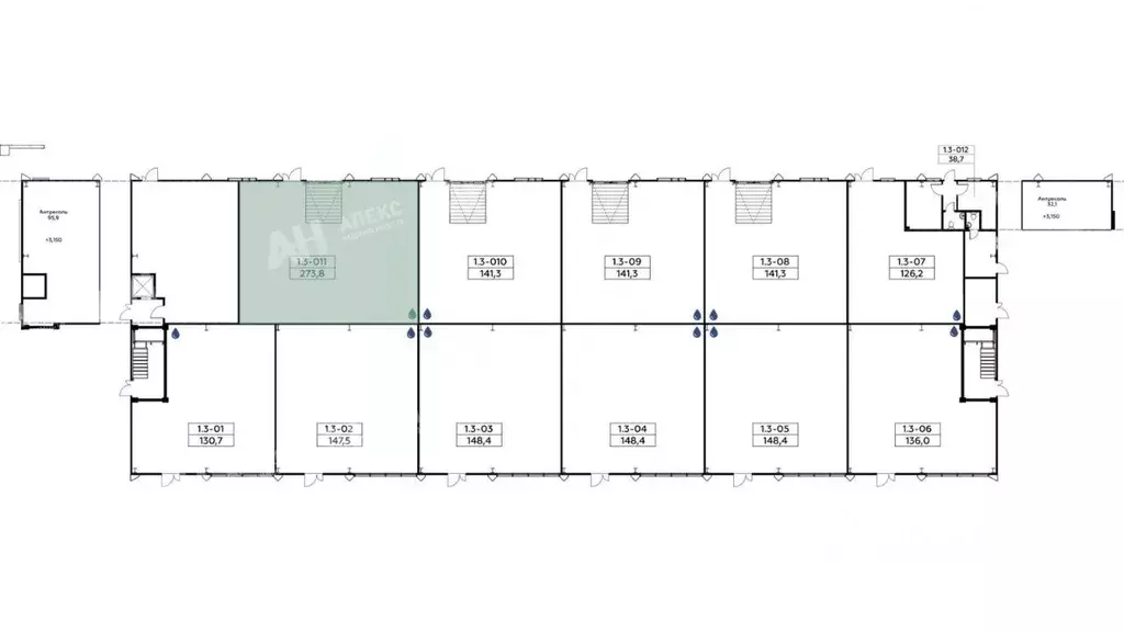 Помещение свободного назначения в Москва Сосенское поселение, просп. ... - Фото 2