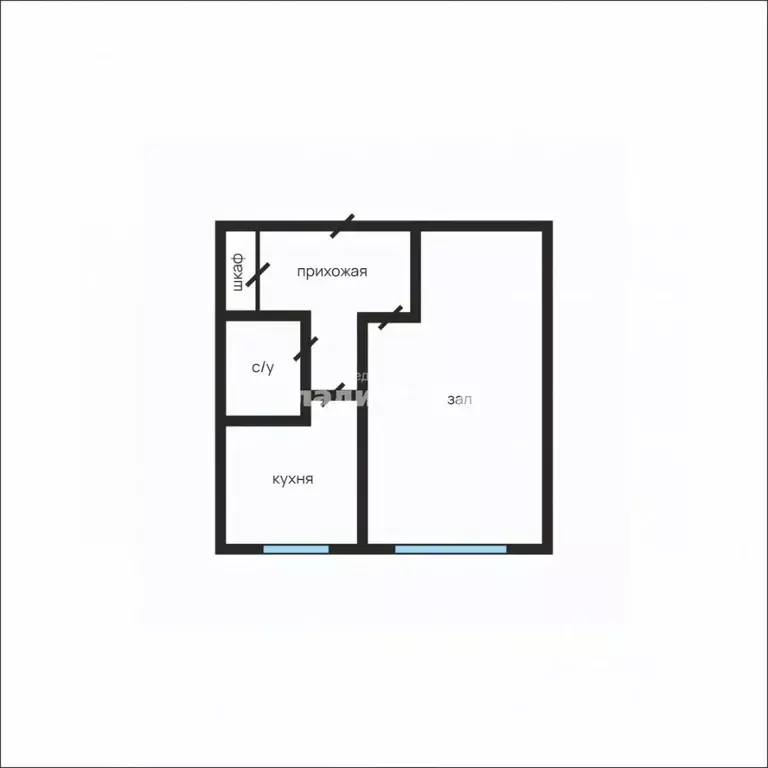 1-к кв. Приморский край, Находка Пограничная ул., 72 (28.9 м) - Фото 2