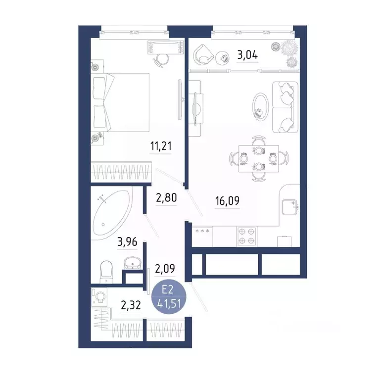 1-к кв. Рязанская область, Рязанский муниципальный округ, с. Дядьково ... - Фото 0