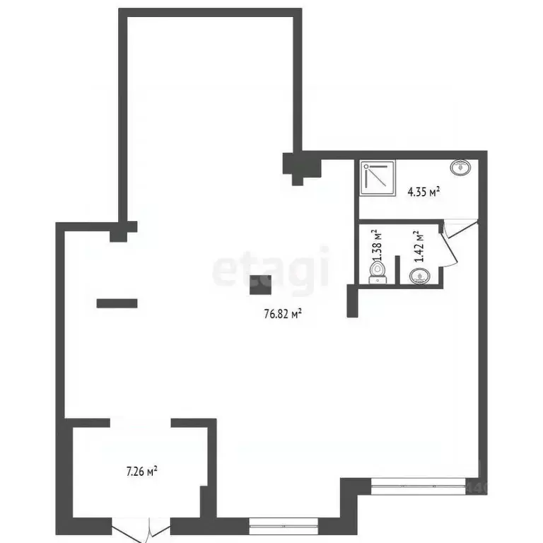 Помещение свободного назначения в Тюменская область, Тюмень ул. ... - Фото 2