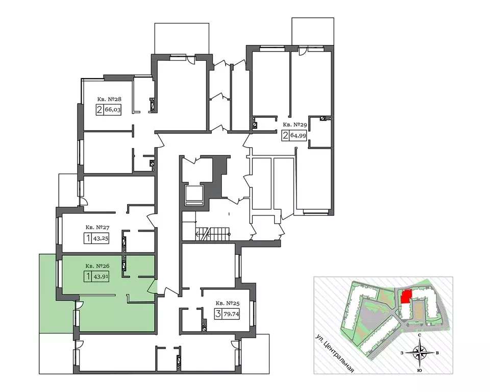 3-к кв. Ленинградская область, Тосненский район, Федоровское городское ... - Фото 2