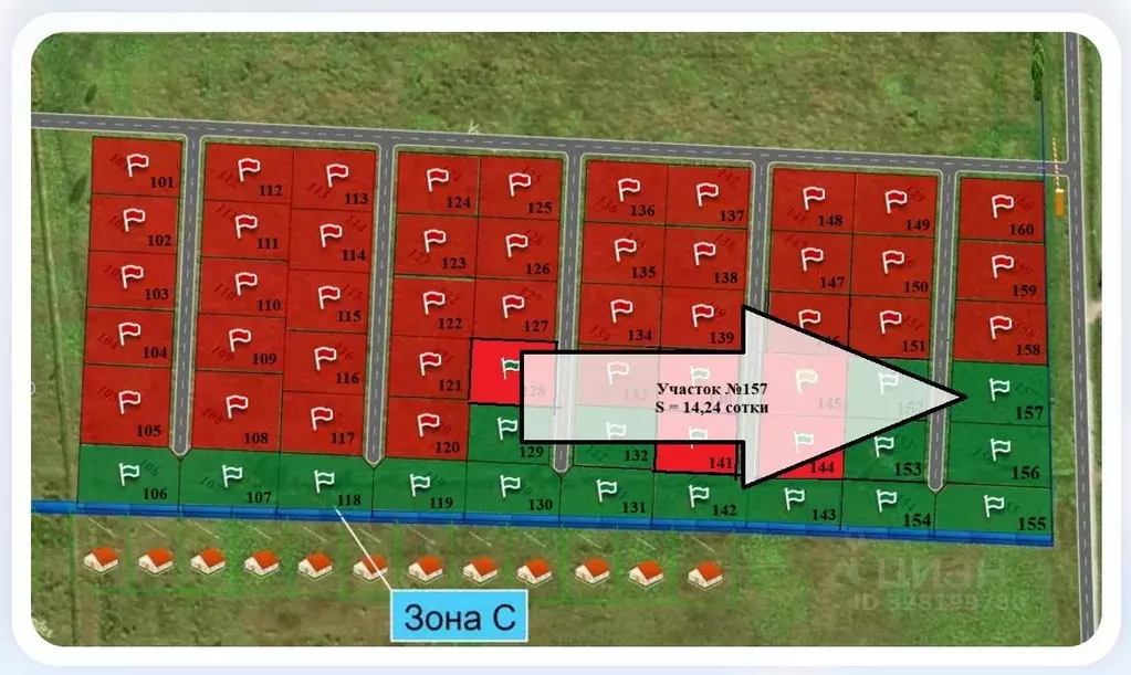 Участок в Ленинградская область, Тосненский район, Федоровское ... - Фото 2