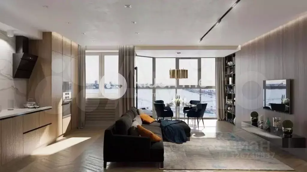 3-к кв. Татарстан, Казань ул. Сибгата Хакима, 3 (84.0 м) - Фото 1