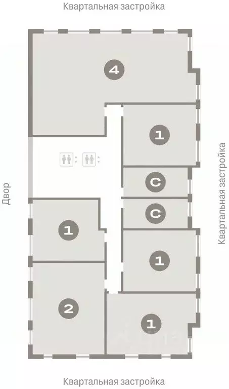 2-к кв. Новосибирская область, Новосибирск Большевистская ул., с49 ... - Фото 1