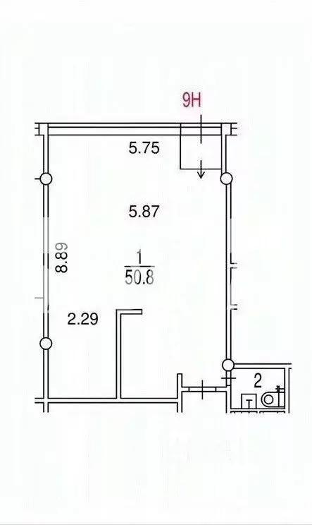 Помещение свободного назначения в Москва ул. Старый Гай, 8Д (53 м) - Фото 1