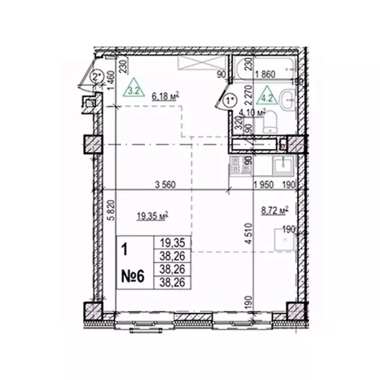 1-к кв. Приморский край, Уссурийск Семь Ветров мкр, Уссури Парк жилой ... - Фото 1