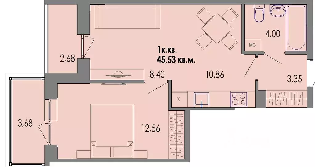 2-к кв. Карелия, Петрозаводск Перевалка-2 тер., Университетский ... - Фото 0