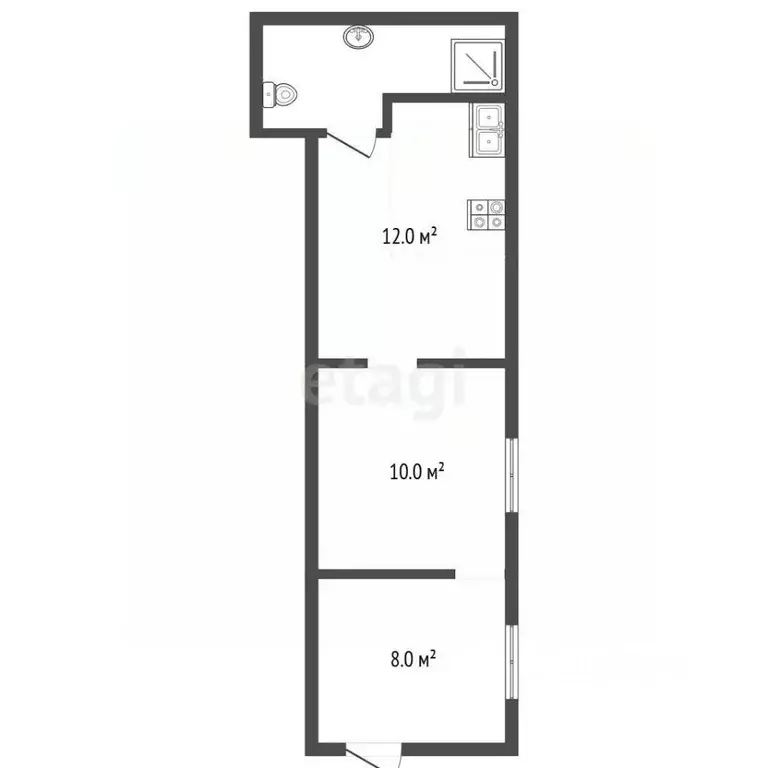 1-к кв. Москва Шереметьевская ул., 85С2 (33.2 м) - Фото 1