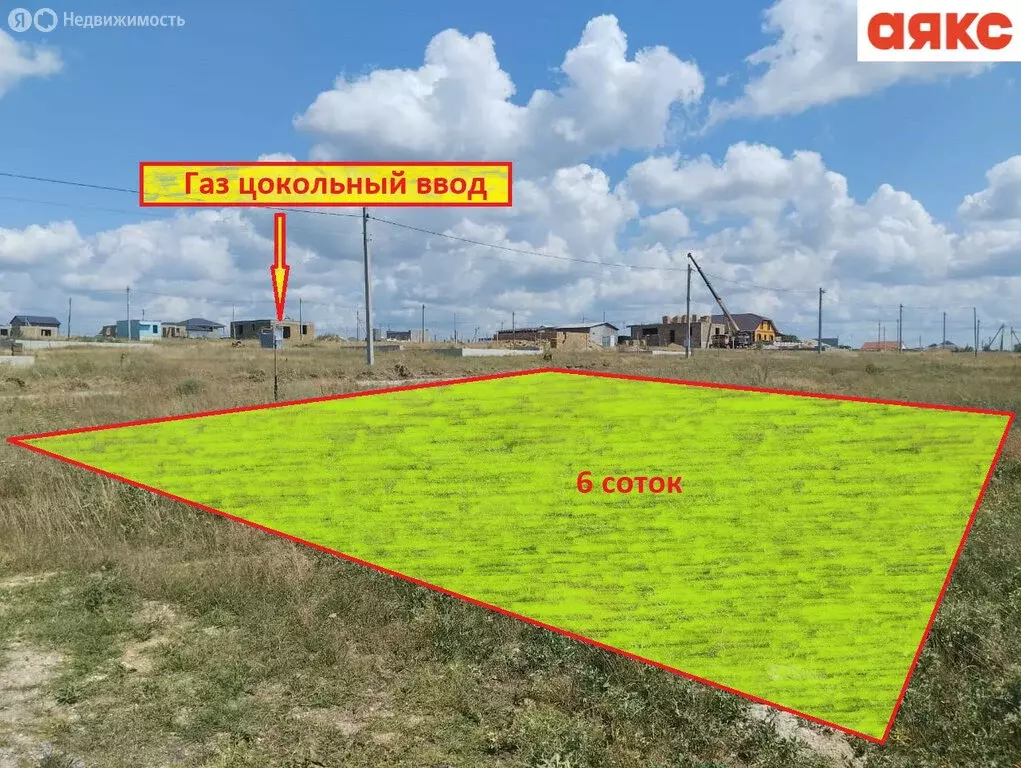 Участок в Мирное, улица Крымского Беркута (6.2 м) - Фото 1