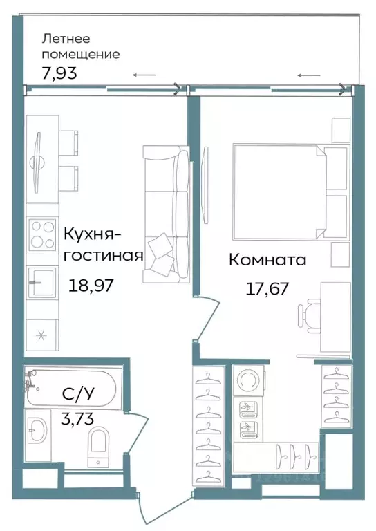 1-к кв. Крым, Саки ул. Морская (48.3 м) - Фото 0