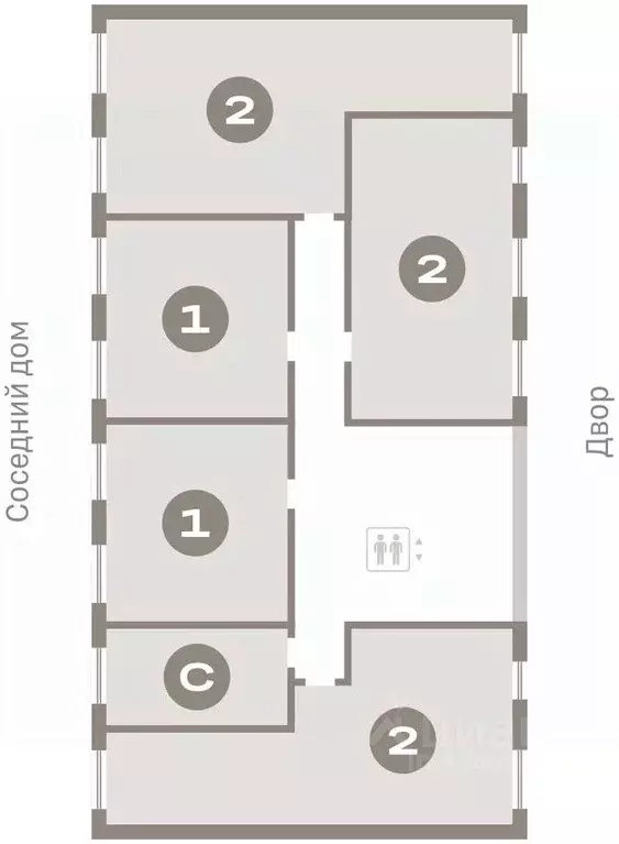 1-к кв. Новосибирская область, Новосибирский район, Краснообск рп, 3-й ... - Фото 2