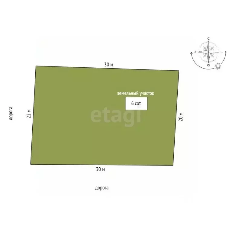 Участок в Ростовская область, Ростов-на-Дону 3-й Берестяной пер. (6.0 ... - Фото 2