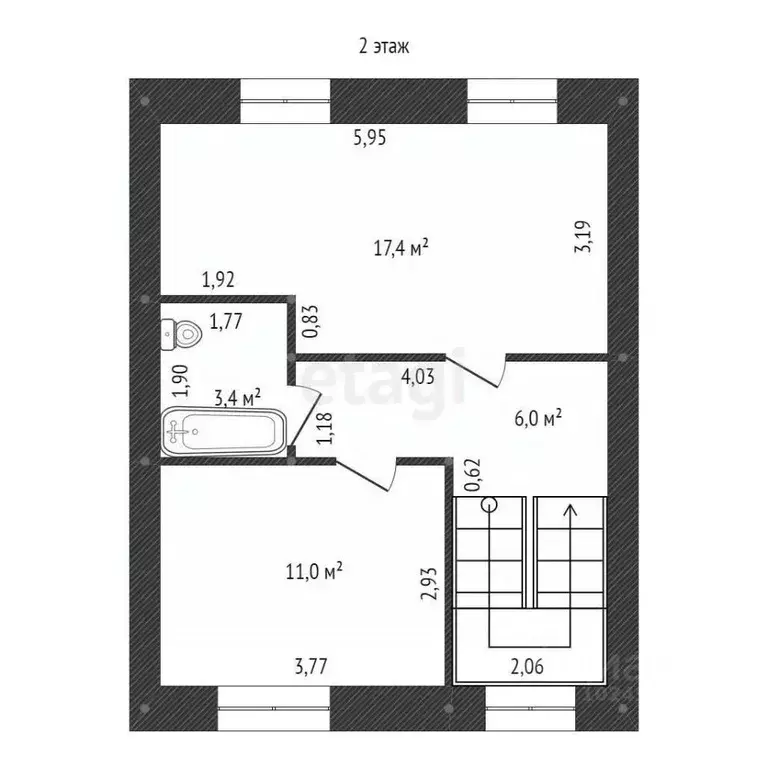 Таунхаус в Башкортостан, Уфимский район, с. Чесноковка ул. Загородная, ... - Фото 2
