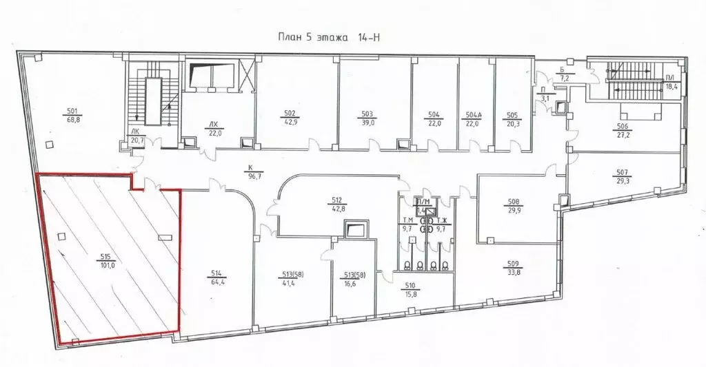 Офис (101 м) - Фото 1