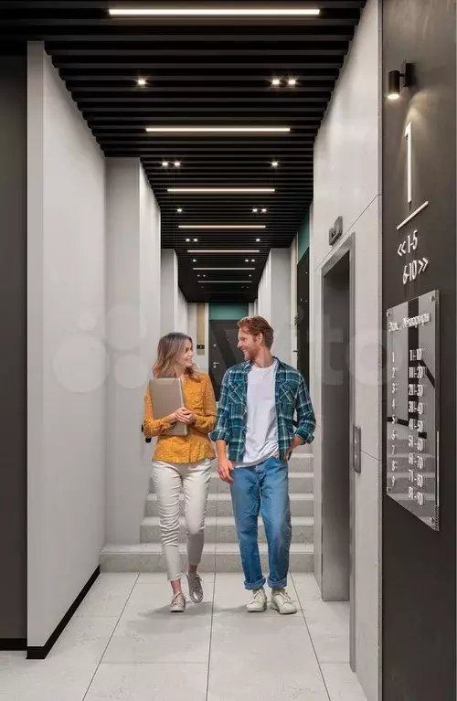 1-к. квартира, 32,8 м, 6/9 эт. - Фото 0