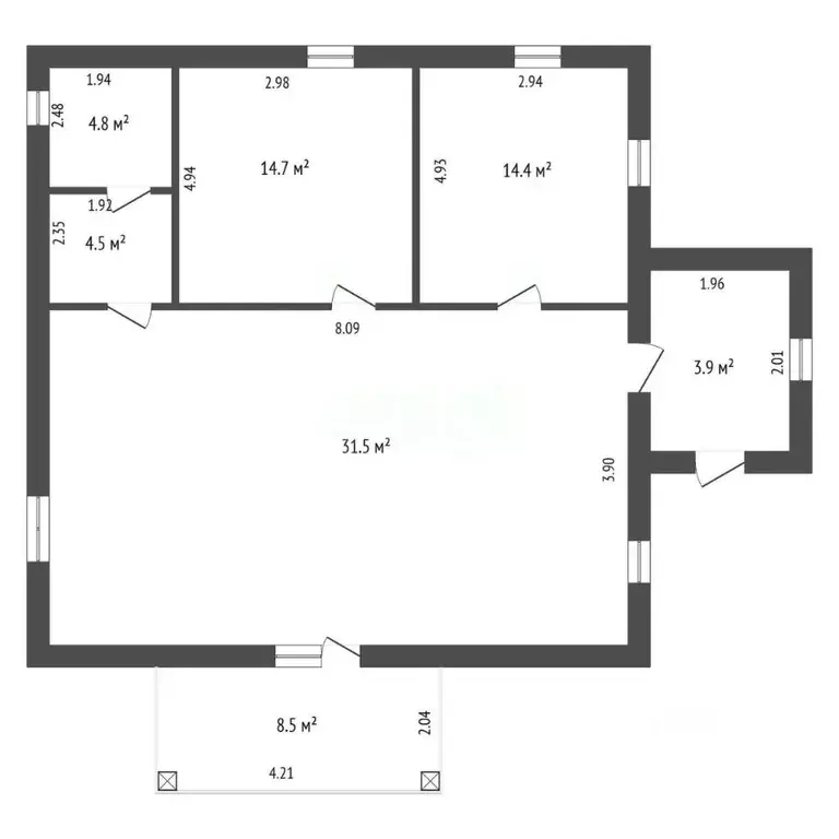 Дом в Тюменская область, Тюмень СОСН Локомотив тер., ул. Утяшевская ... - Фото 1