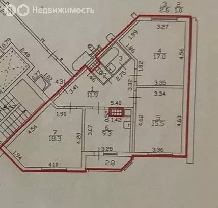 3-комнатная квартира: Санкт-Петербург, Богатырский проспект, 48к1 (76 ... - Фото 1