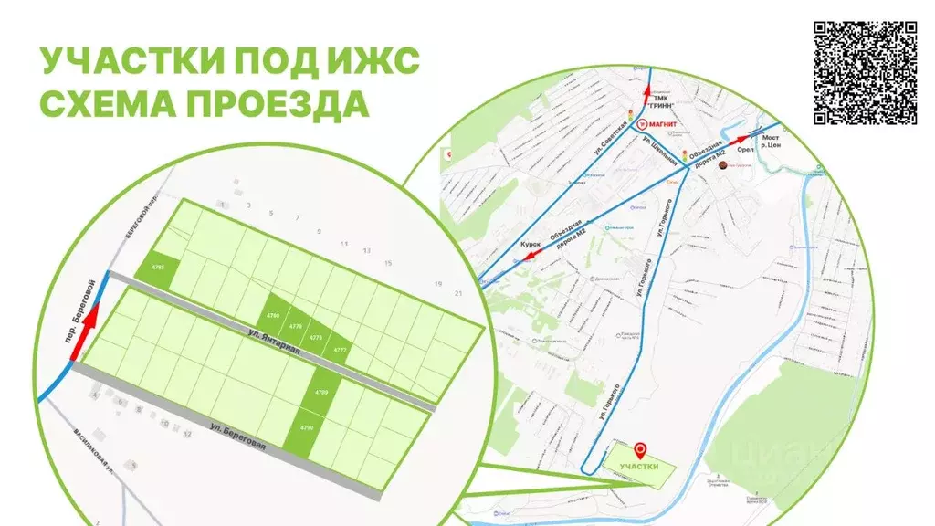 Участок в Орловская область, Орловский муниципальный округ, Знаменка ... - Фото 1
