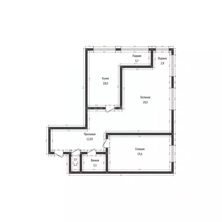 2-к кв. Дагестан, Махачкала ул. Максима Горького, 85Б (90.0 м) - Фото 2