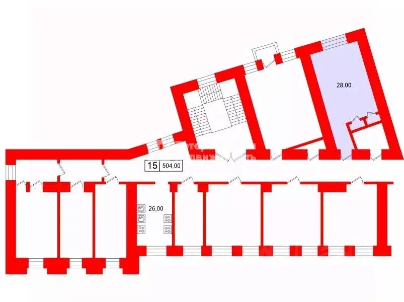 Комната Санкт-Петербург Малодетскосельский просп., 29 (28.0 м) - Фото 2